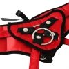 Трусы для страпона Sportsheets - Plus Red Lace w/Satin Corsette Strap On SO2177