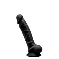 Фаллоимитатор Silexd Johnny Black Premium Silicone Dildo MODEL 1 size 7"