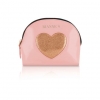 Романтический набор аксессуаров Rianne S: Kit d'Amour: вибропуля, перышко, маска, чехол-косметичка Pink/Gold