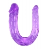 Фаллоимитатор двухголовочный TWIN HEAD/DOUBLE DONG фиолетовый