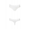 Трусики-бразилиана из хлопка Passion PS005 PANTIES white, size M