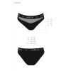 Трусики с прозрачной вставкой Passion PS006 PANTIES black, size XL