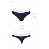 Спортивные трусики-стринги Passion PS007 PANTIES navy blue, size L