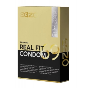 Анатомические презервативы EGZO "Real fit"