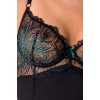 Корсет FLORIS CORSET black S/M - Passion PS23708