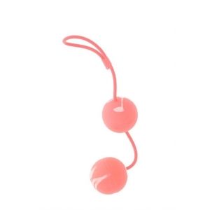 Вагинальные шарики Marbilized Duo Balls, розовый