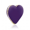 Вибратор-сердечко Rianne S: Heart Vibe Purple, 10 режимов работы, медицинский силикон, подарочная упаковка