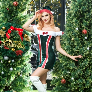 Рождественский костюм Помощницы Санты S/M
