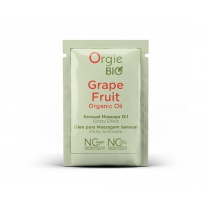 Пробник органического массажного масла с ароматом грейфрукта GRAPE FRUIT Orgie BIO ORG-S01051508