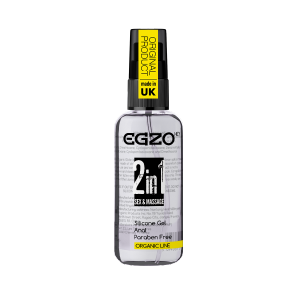 Анальный силиконовый органический лубрикант EGZO "HEY 2in1", 50 ml