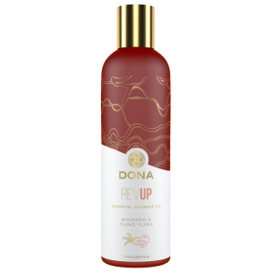 Массажное масло DONA Rev Up - Mandarin & Ylang YIang Essential Massage Oil 120 мл