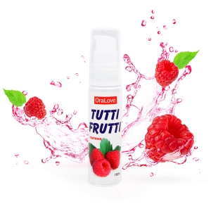 Гель Tutti-frutti малина серии oralove 30г