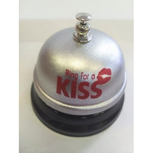 Звонок настольный RING FOR A KISS серебро