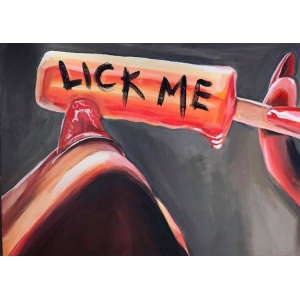 Эротическая картина "Lick me"